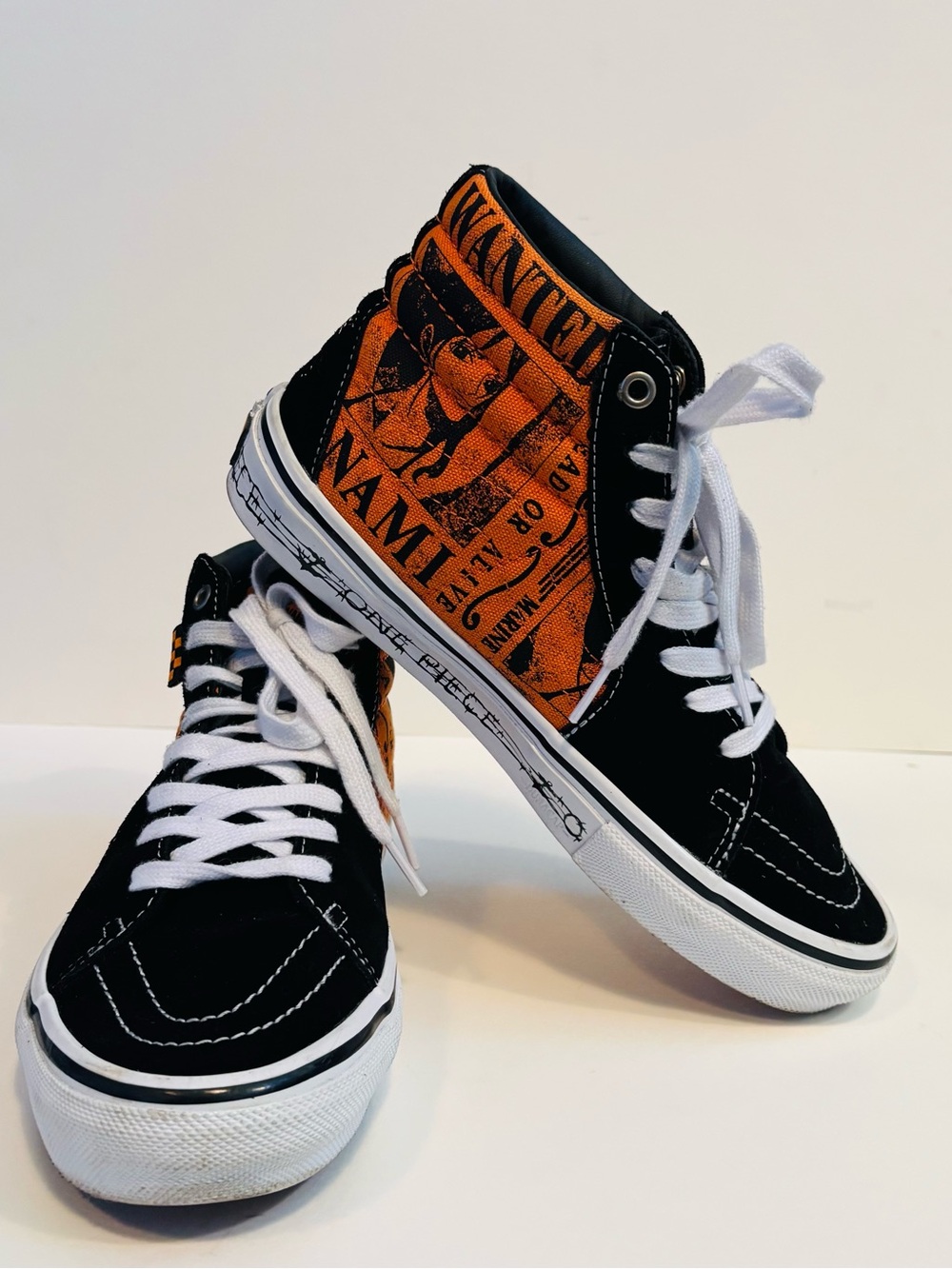 Vans x One Piece Skate Sk8 Hi Nami Size 7